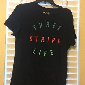 Adidas Three Stipe Life Tee